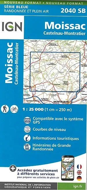 2040 SB MOISSAC CASTELNAU 1 25 000