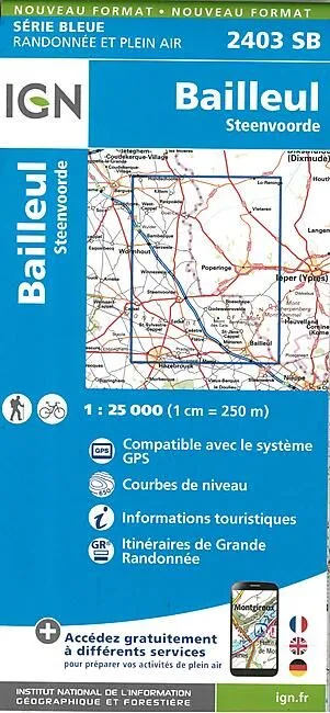 2403 SB BAILLEUL STEENVOORDE 1 25 000