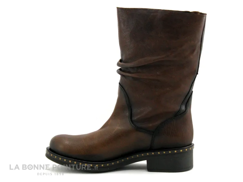 Achat chaussures Les Petroleuses Femme Bottine, vente Les Petroleuses Arlete 05 Moka - Bottine marron