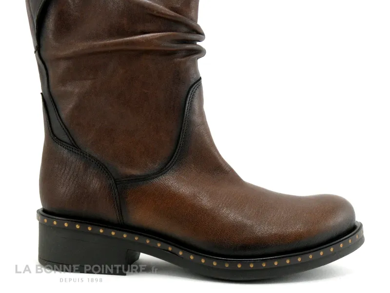 Achat chaussures Les Petroleuses Femme Bottine, vente Les Petroleuses Arlete 05 Moka - Bottine marron