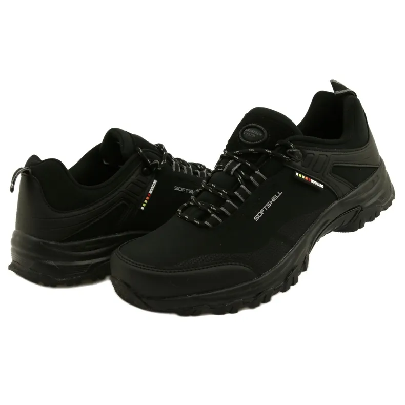 American Club ADI Chaussures de sport américaines imperméables softshell WT83/22 le noir