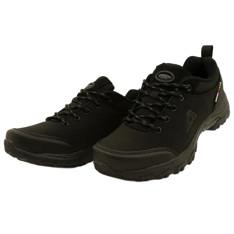 American Club Chaussures de sport américaines Softshell imperméables WT88 / 22 le noir