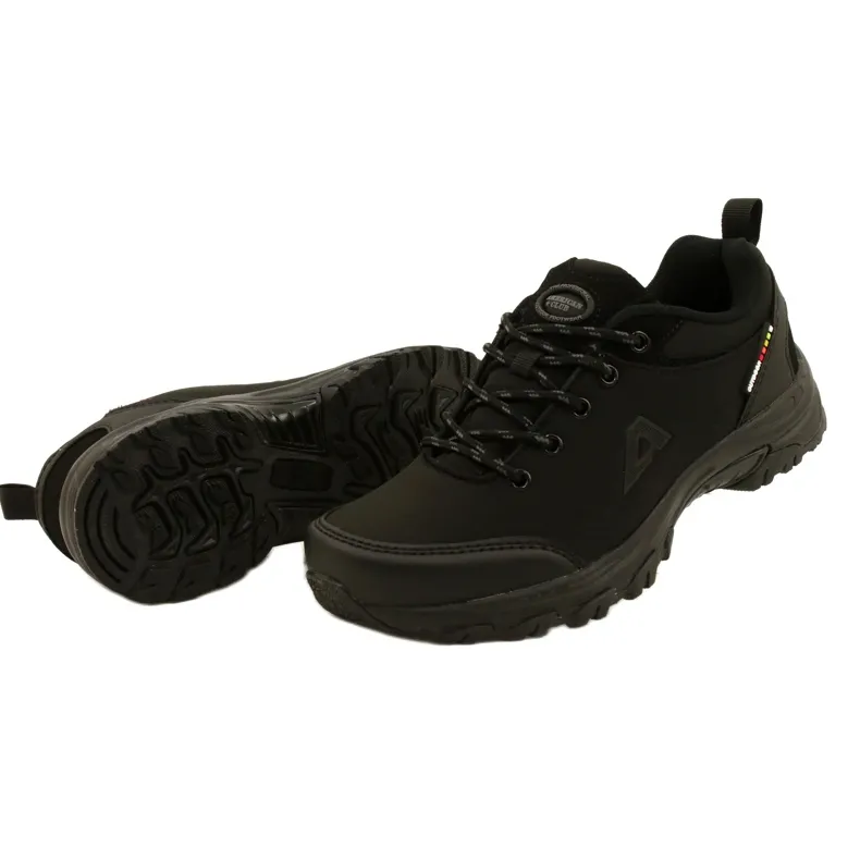 American Club Chaussures de sport américaines Softshell imperméables WT88 / 22 le noir