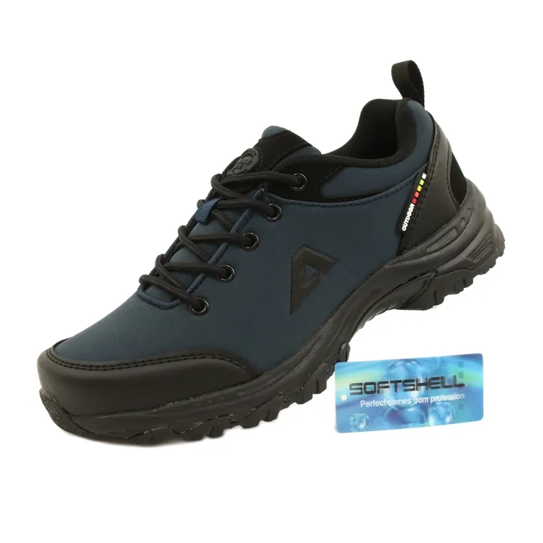 American Club Chaussures de sport américaines Softshell imperméables WT88 / 22 le noir