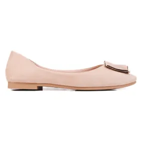 Ballerines shelovet en daim beige