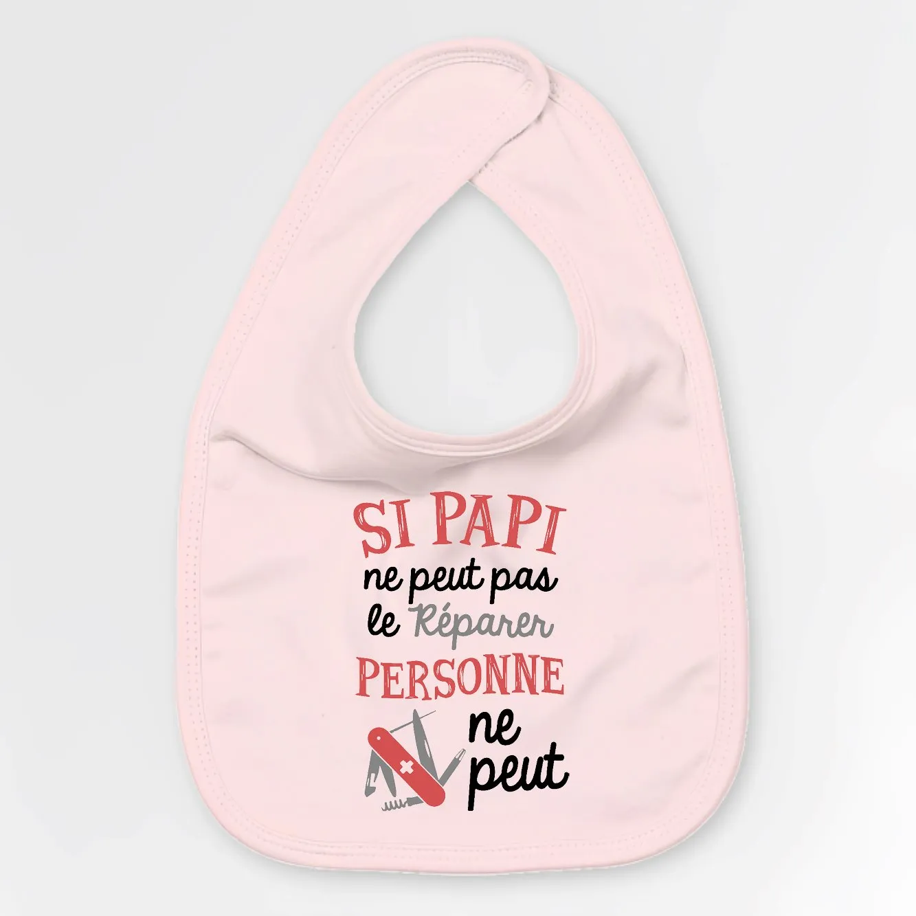 Bavoir Bébé Si papi ne peut pas pas le réparer