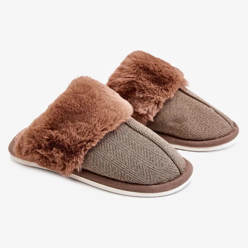 BM Chaussons Chauds Homme Marron Marcus brun