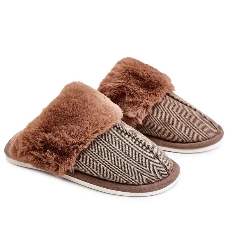 BM Chaussons Chauds Homme Marron Marcus brun