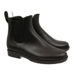 Bottes American Club Jodhpur noires pour femme le noir