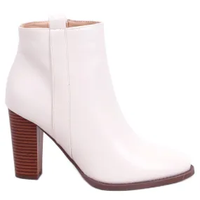 Bottes classiques Alona Beige sur le poteau