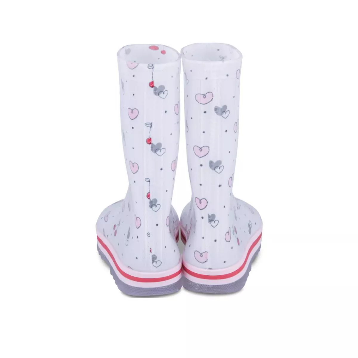 Bottes de pluie BLANC LOVELY SKULL