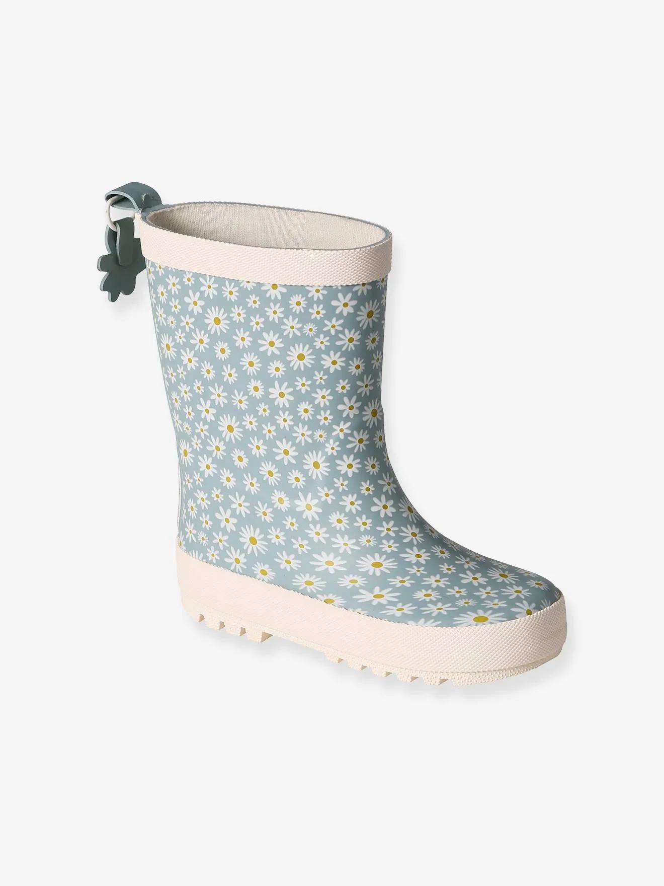 Bottes de pluie caoutchouc imprimé enfant collection maternelle bleu imprimé - Vertbaudet