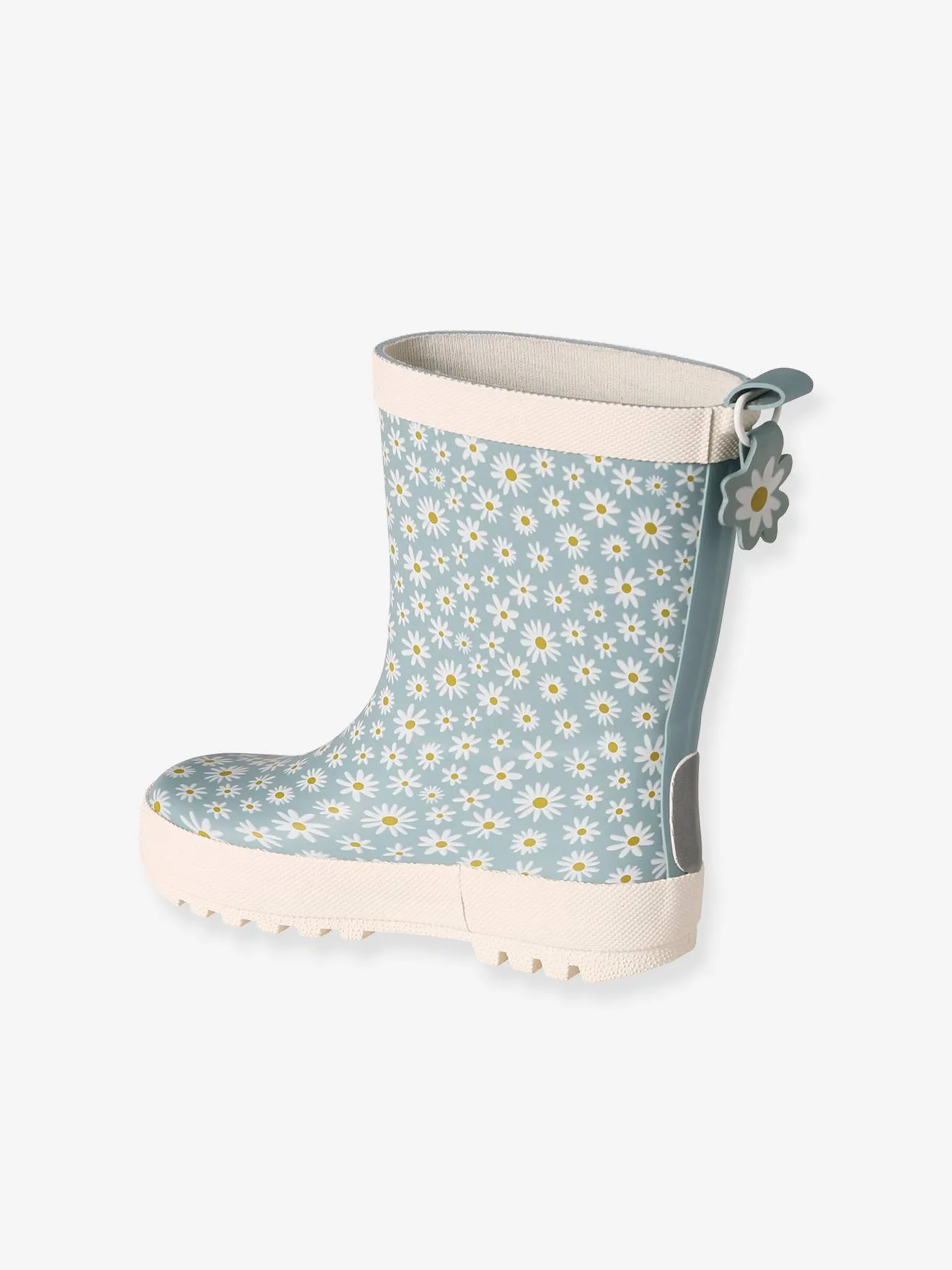 Bottes de pluie caoutchouc imprimé enfant collection maternelle bleu imprimé - Vertbaudet