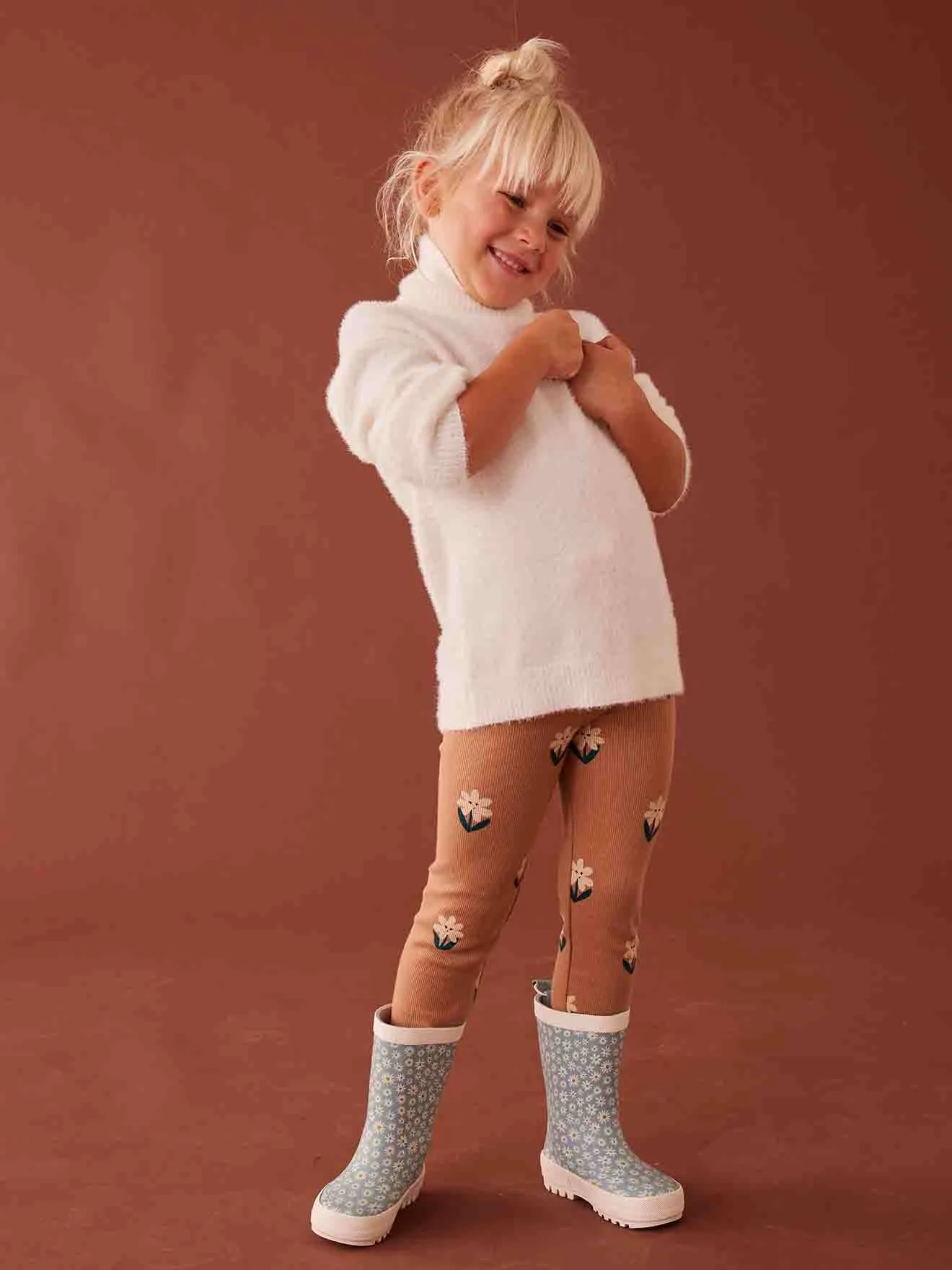 Bottes de pluie caoutchouc imprimé enfant collection maternelle bleu imprimé - Vertbaudet