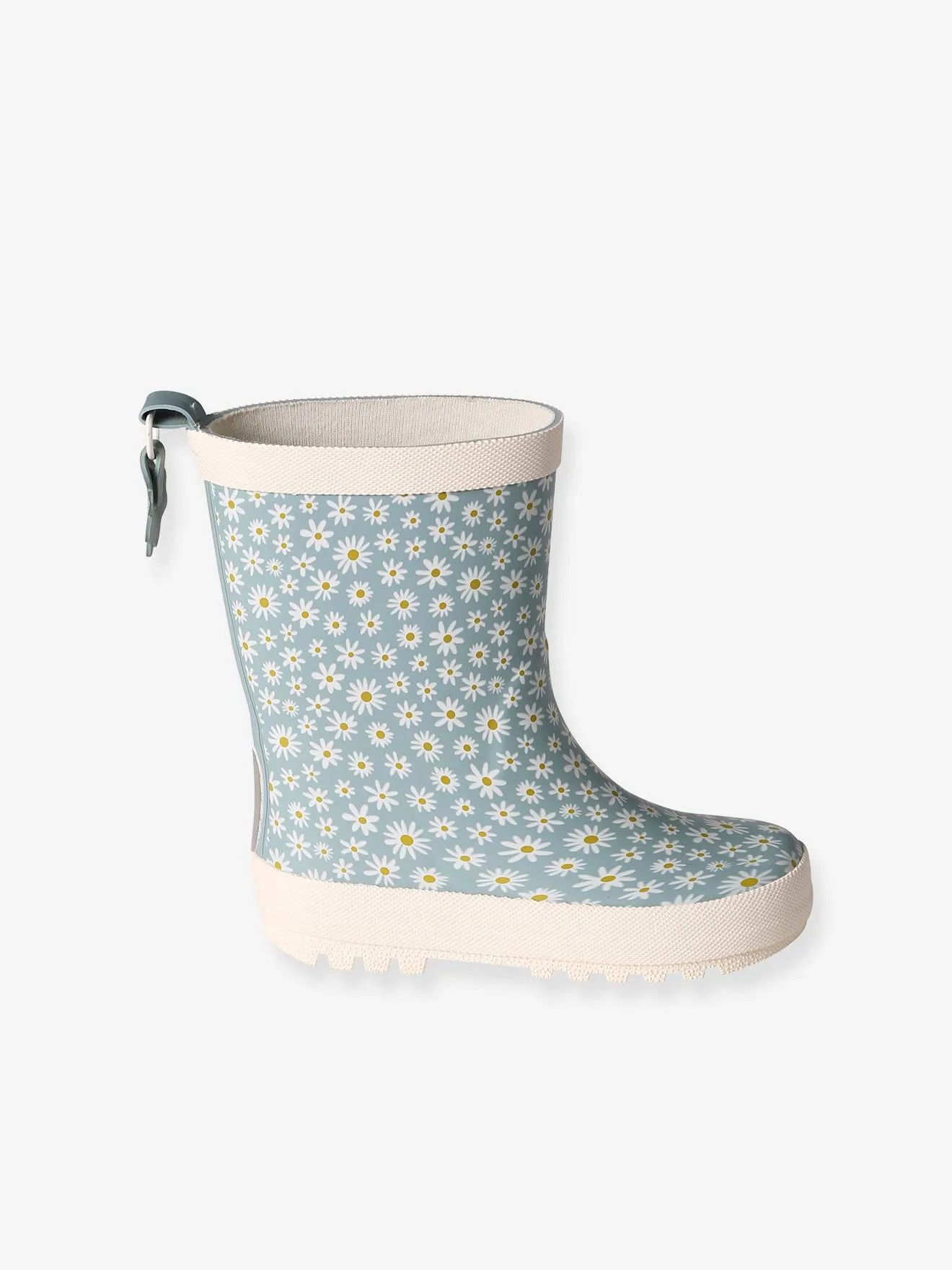 Bottes de pluie caoutchouc imprimé enfant collection maternelle bleu imprimé - Vertbaudet