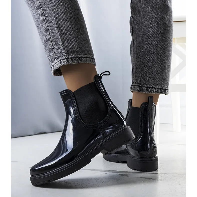 Bottes de pluie Kemi noires le noir