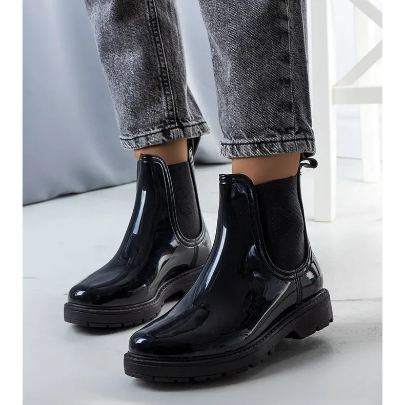 Bottes de pluie Kemi noires le noir