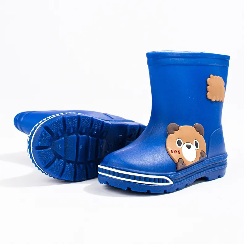 Bottes en caoutchouc basses pour enfant Shelovet bleues