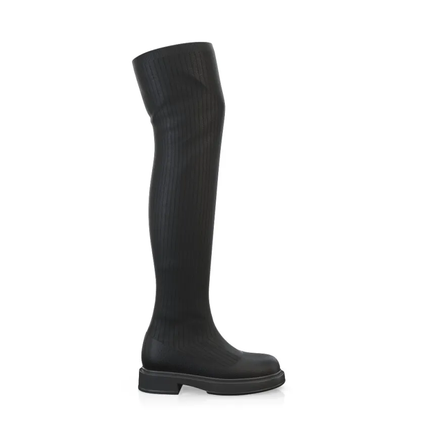 Bottes en tricot pour femmes au-dessus du genou 40886 | Girotti