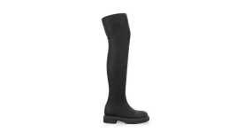 Bottes en tricot pour femmes au-dessus du genou 40886 | Girotti