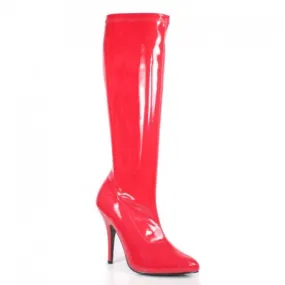 Bottes Talons Hauts Pleaser SEDUCE-2000 Rouge vernis