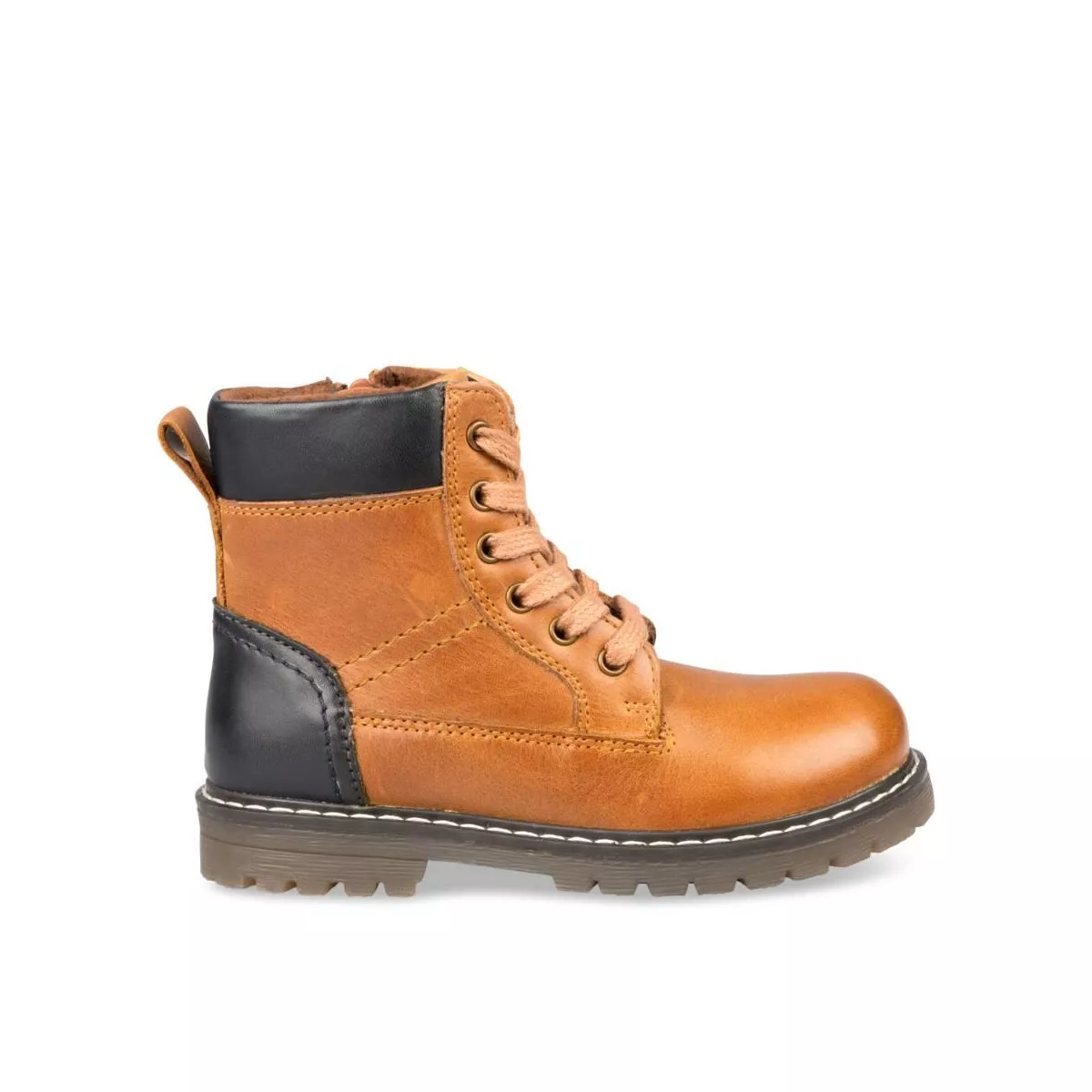 Bottines COGNAC CHARLIE & FRIENDS CUIR