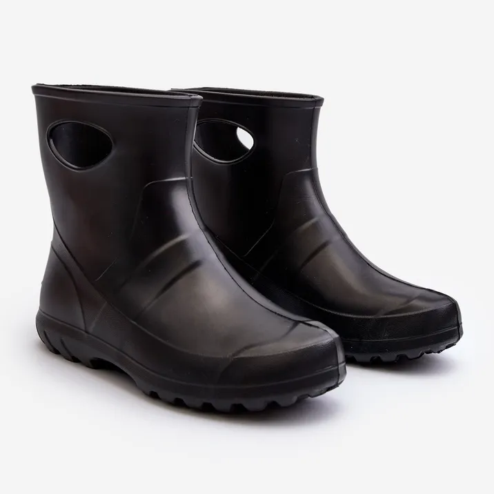 Bottines En Caoutchouc Imperméables Femme LEMIGO Garden 752 Noir le noir