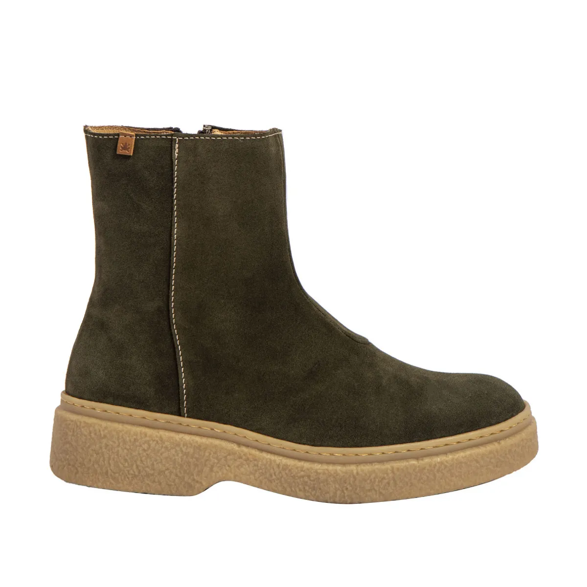 Bottines en daim - Vert