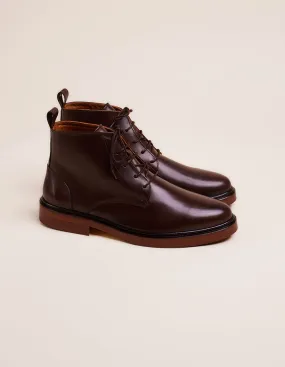 Bottines Guillaume - Cuir marron