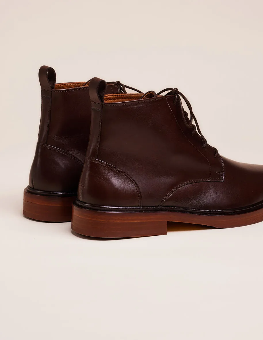 Bottines Guillaume - Cuir marron