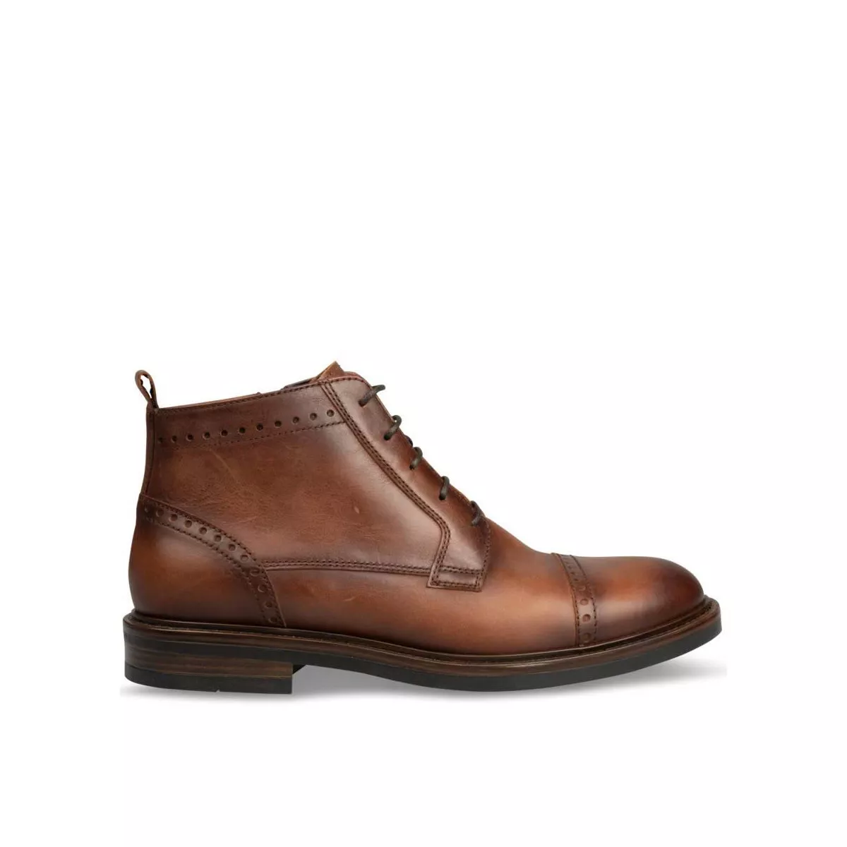 Bottines MARRON B-BLAKE CUIR