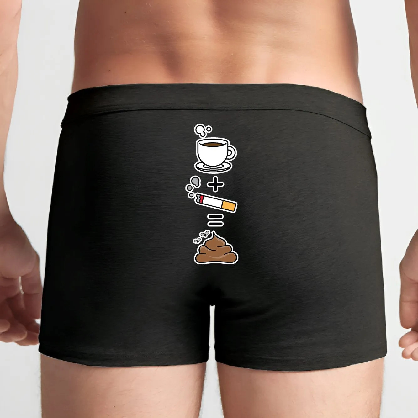 Boxer Homme Café clope caca