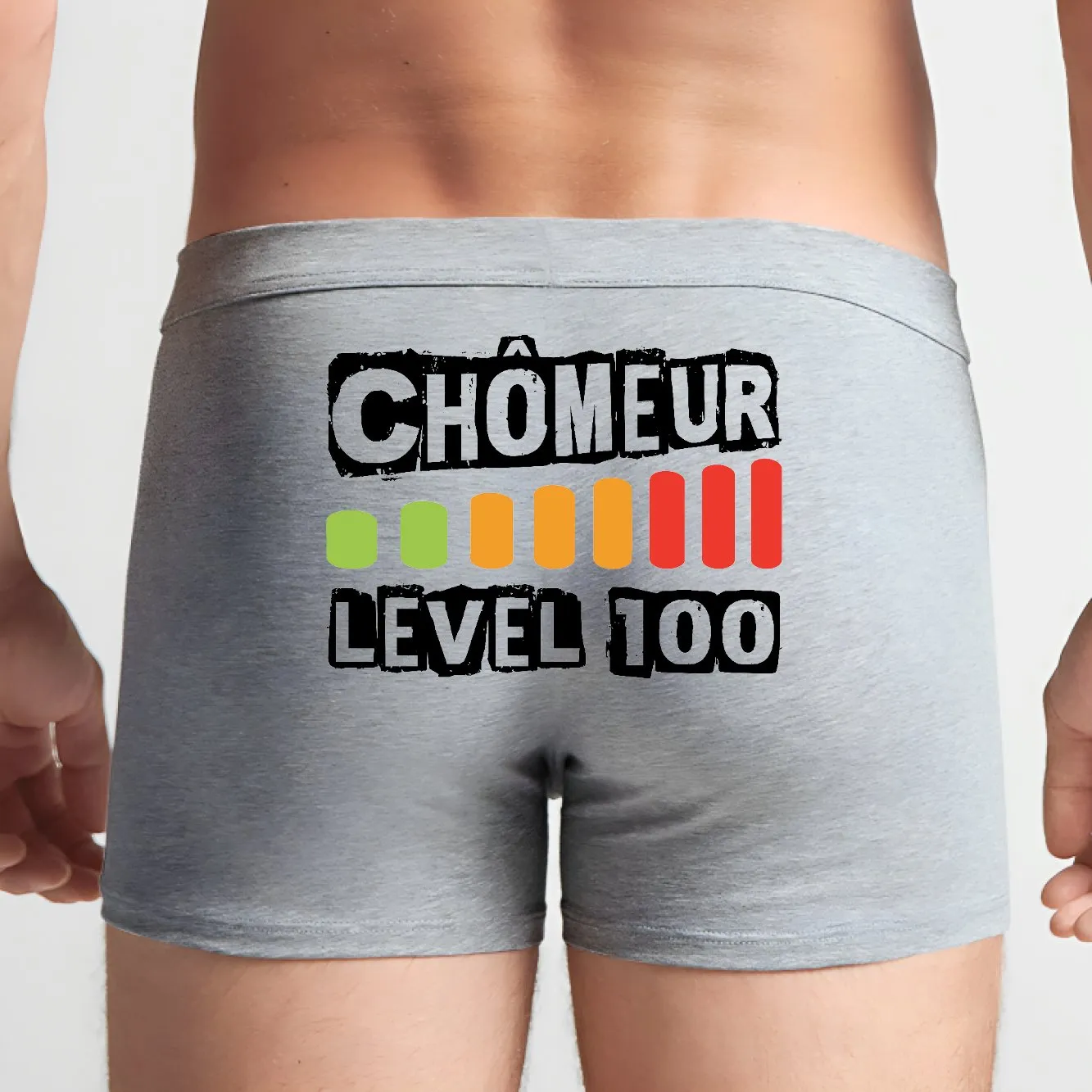 Boxer Homme Chômeur level 100