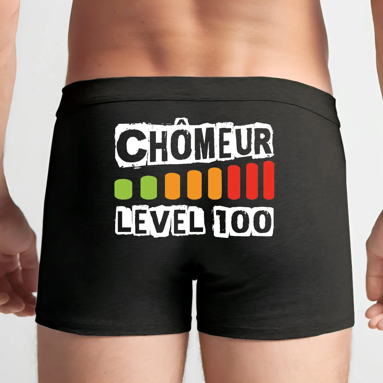 Boxer Homme Chômeur level 100