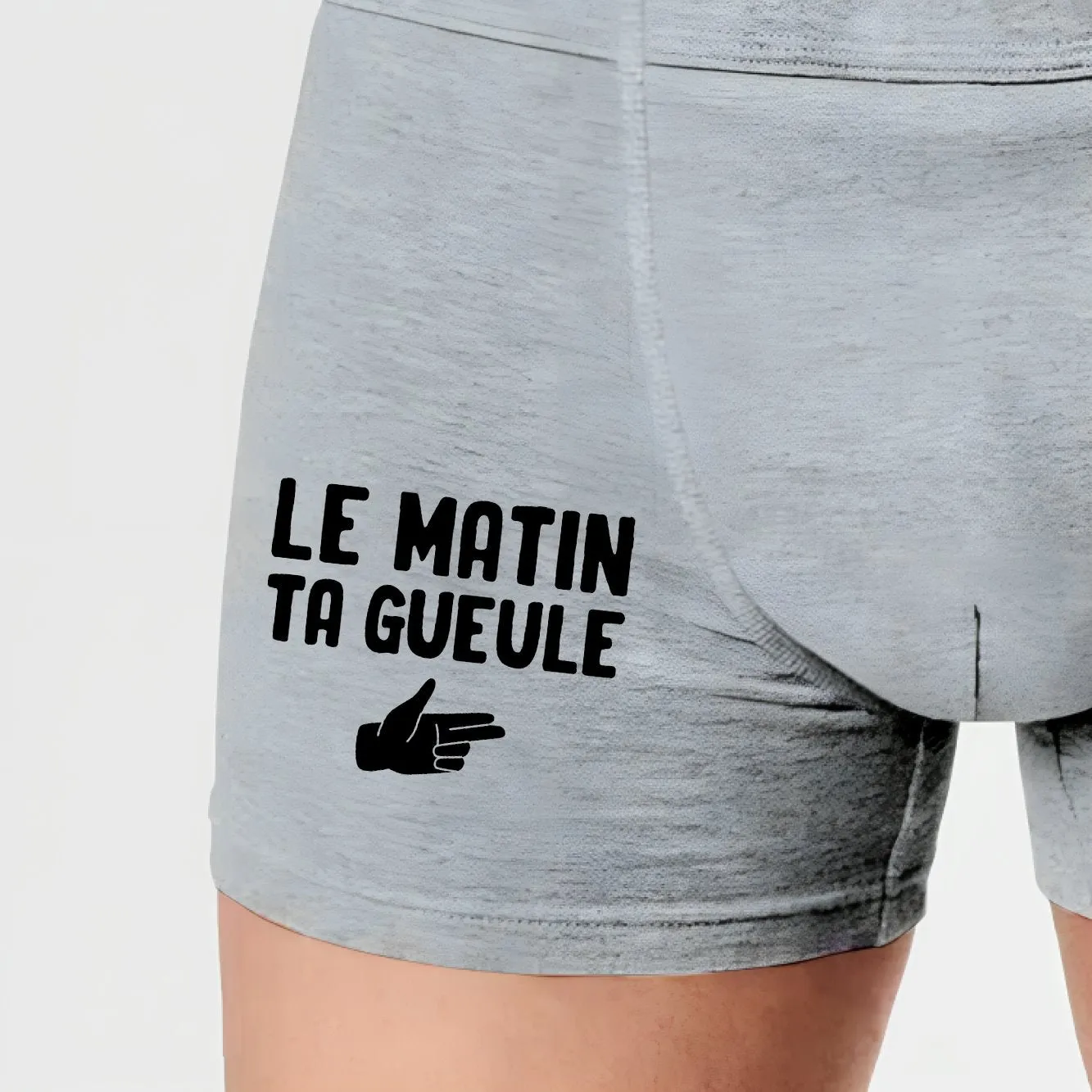 Boxer Homme Le matin ta gueule