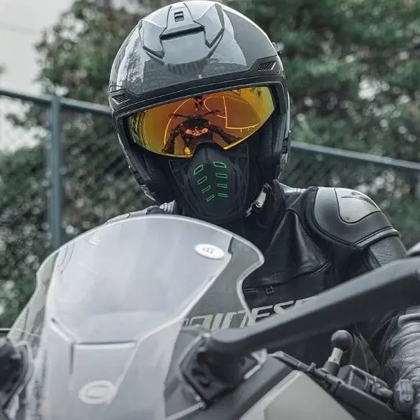 Cagoule et masque moto