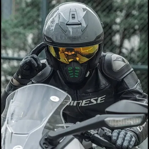 Cagoule et masque moto