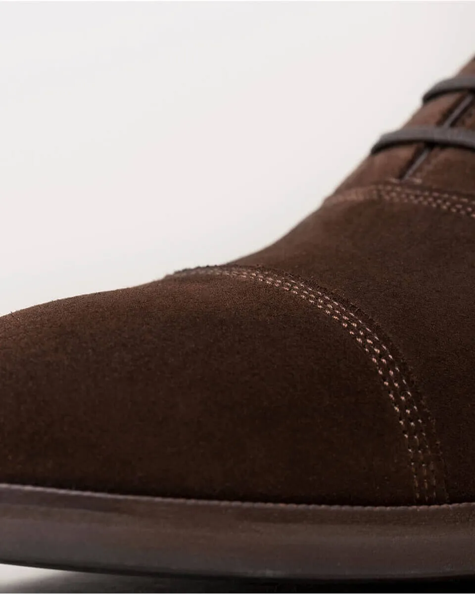 Chaussure richelieu daim marron | Richelieu homme | In Corio