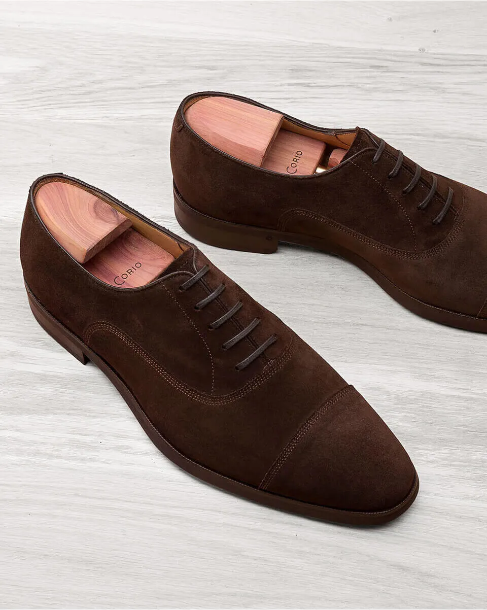 Chaussure richelieu daim marron | Richelieu homme | In Corio