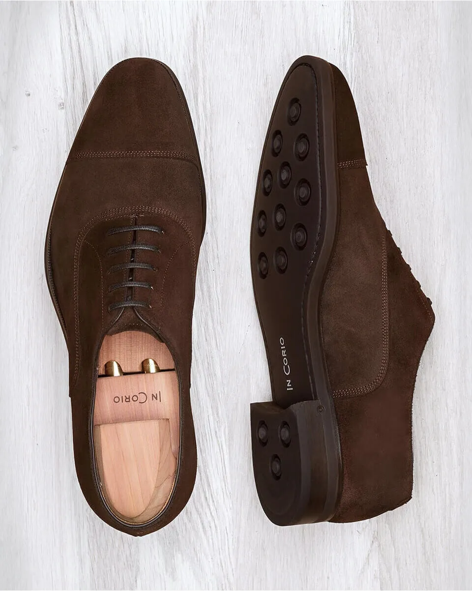 Chaussure richelieu daim marron | Richelieu homme | In Corio