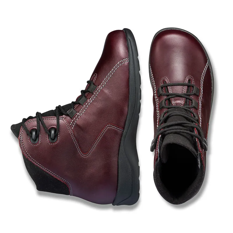 Chaussures de confort LadySko : modèle Cindy, aubergine