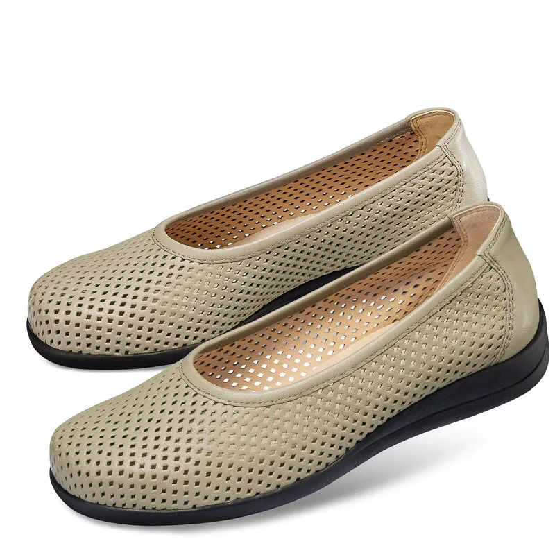 Chaussures de confort LadySko : modèle Claudette, kaki