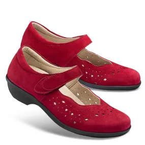 Chaussures de confort LadySko : modèle Tiziana, rouge