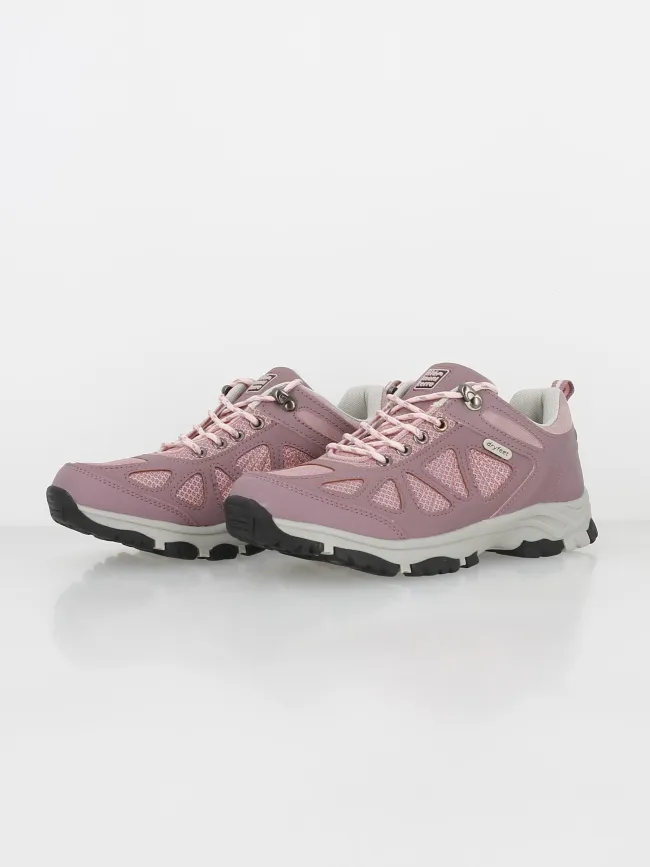 Chaussures de randonnée dryfeet rose femme - Elementerre | wimod