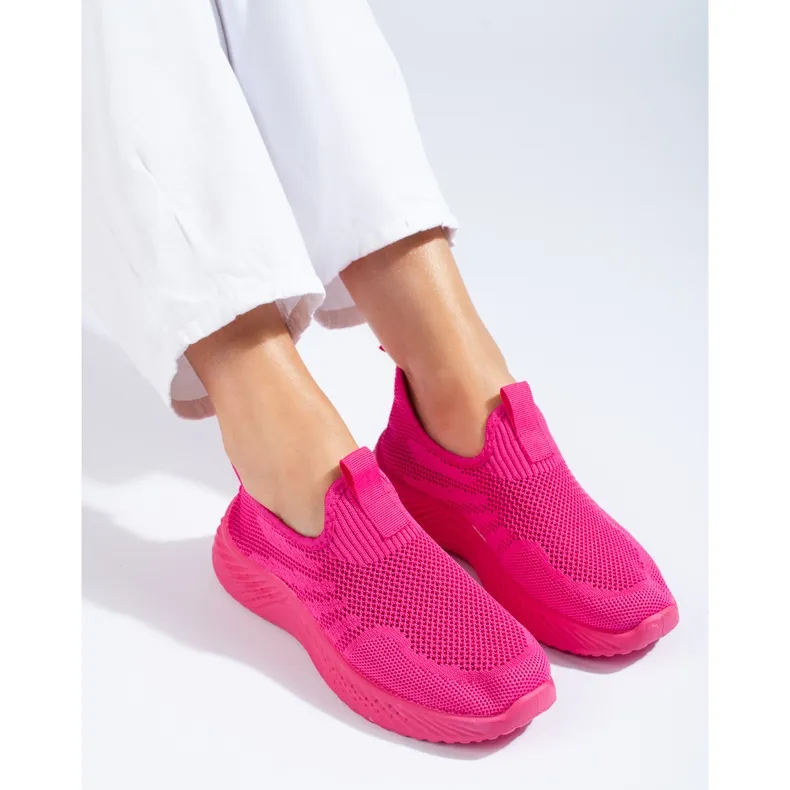 Chaussures de sport femme ajourées fuchsia Shelovet rose