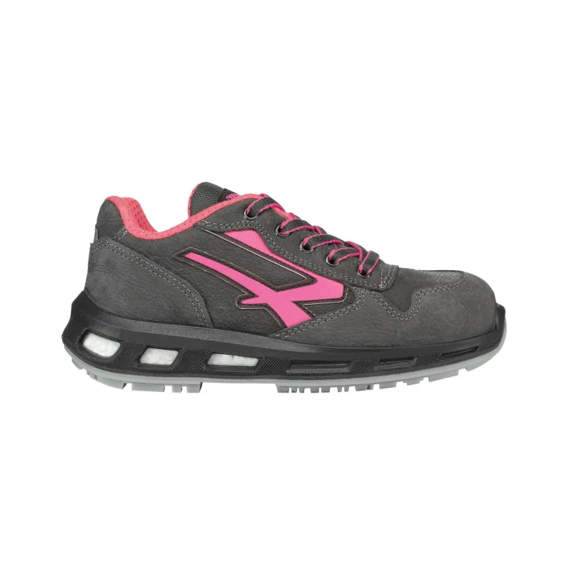 Chaussures de sécurité femme gris / rose U-Power RedLion CANDY