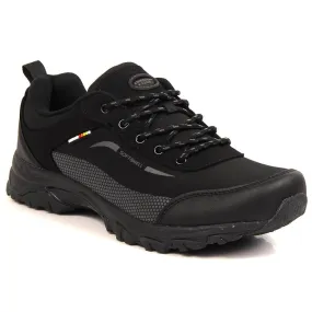 Chaussures de trekking imperméables softshell homme American Club noires le noir