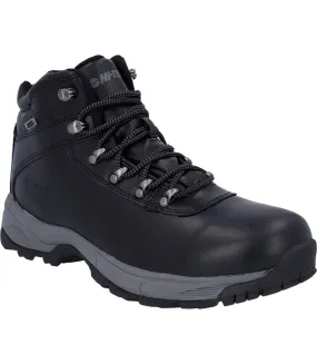 Chaussures imperméables de randonnée eurotrek homme noir Hi-Tec