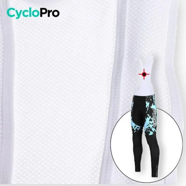 COLLANT CYCLISTE HIVER BLEUE - SPLASH+ - DESTOCKAGE