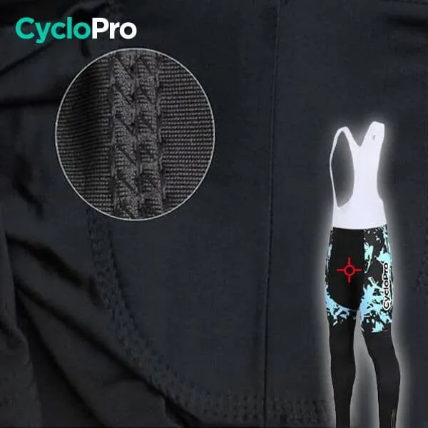 COLLANT CYCLISTE HIVER BLEUE - SPLASH+ - DESTOCKAGE